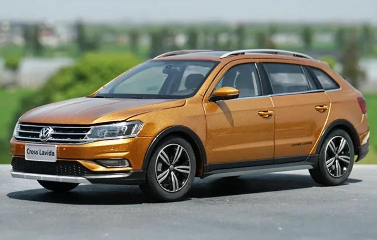 [OEM] 1:18 Volkswagen 2016 Cross Lavida Brown Model Car Die-Cast