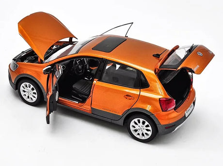 [OEM] 1:18 Volkswagen 2016 Cross Polo Orange Model Car Die-Cast