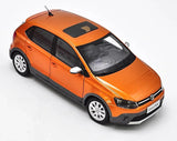 [OEM] 1:18 Volkswagen 2016 Cross Polo Orange Model Car Die-Cast