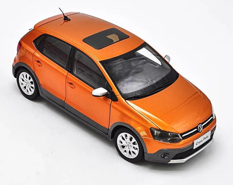 [OEM] 1:18 Volkswagen 2016 Cross Polo Orange Model Car Die-Cast