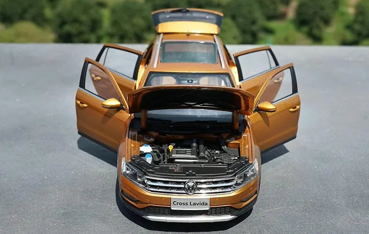 [OEM] 1:18 Volkswagen 2016 Gran Lavida Brown Model Car Die-Cast