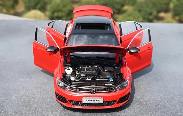 [OEM] 1:18 Volkswagen 2016 Lamando GTS Red Model Car Die-Cast