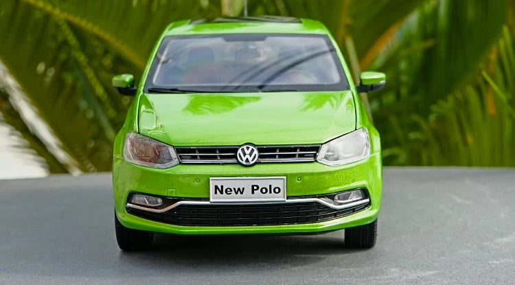 [OEM] 1:18 Volkswagen 2016 Polo grön modellbil Die-Cast