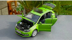 [OEM] 1:18 Volkswagen 2016 Polo grön modellbil Die-Cast