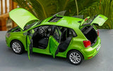 [OEM] 1:18 Volkswagen 2016 Polo verde modellino di auto Die-Cast