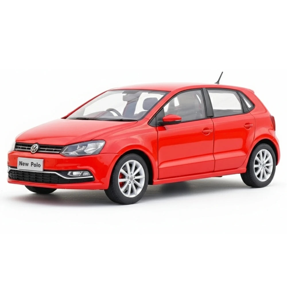 [OEM] 1:18 Volkswagen 2016 Polo Red Model Car Die-Cast