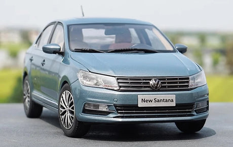 [OEM] 1:18 Volkswagen 2017 Santana Blue Model Car Die-Cast