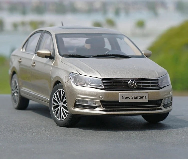 [OEM] 1:18 Volkswagen 2017 Santana ゴールド モデルカー Die-Cast