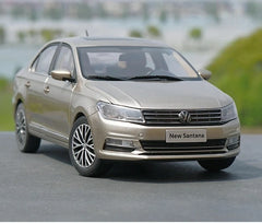 [OEM] 1:18 Volkswagen 2017 Santana ゴールド モデルカー Die-Cast