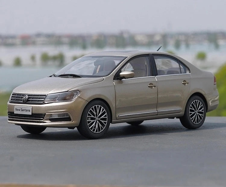 [OEM] 1:18 Volkswagen 2017 Santana ゴールド モデルカー Die-Cast