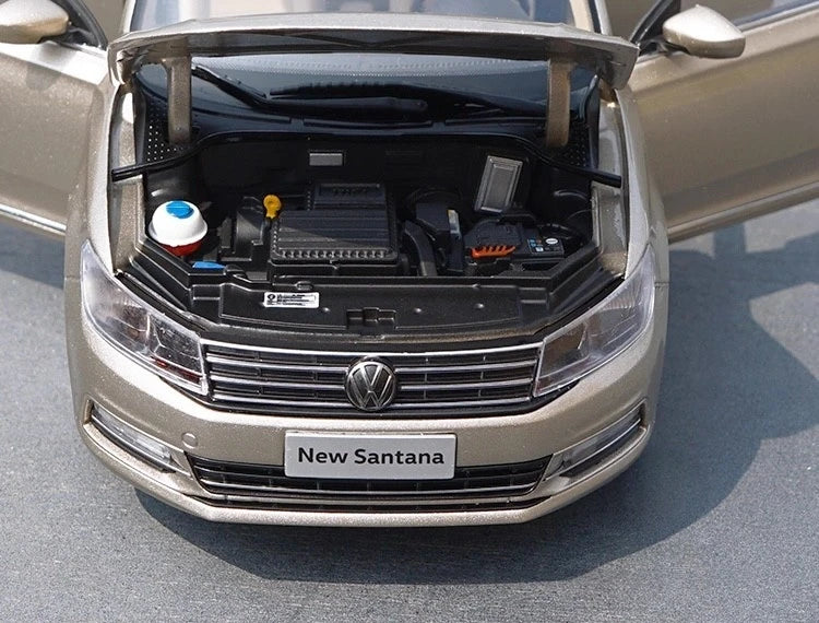 [OEM] 1:18 Volkswagen 2017 Santana ゴールド モデルカー Die-Cast