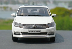[OEM] 1:18 Volkswagen 2017 Santana White Model Car Die-Cast