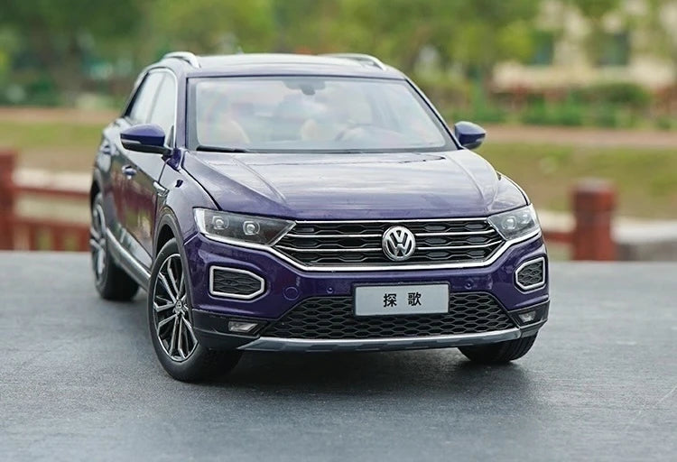 [OEM] 1:18 Volkswagen 2017 T-Roc blu modellino di auto Die-Cast