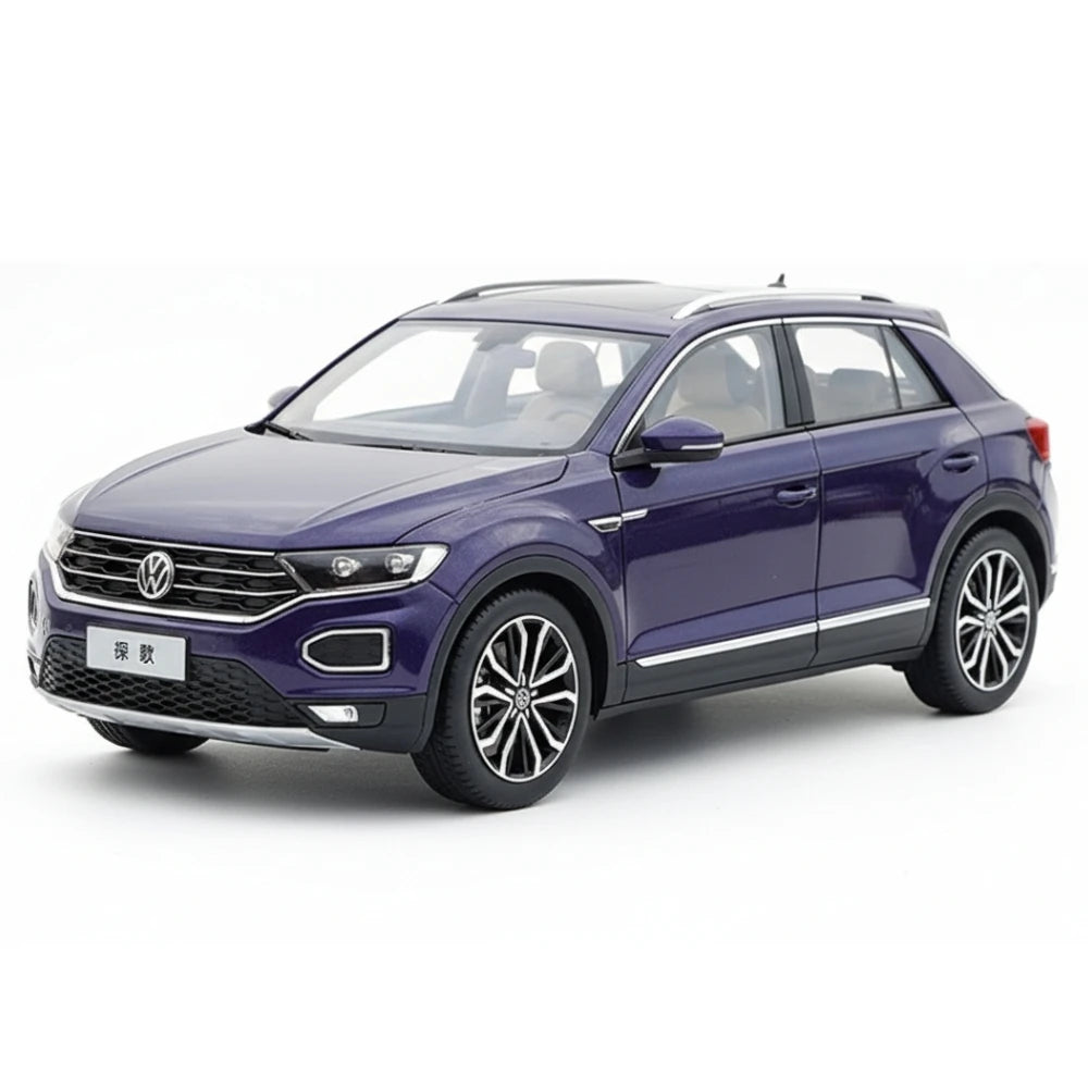 [OEM] 1:18 Volkswagen 2017 T-Roc blu modellino di auto Die-Cast