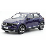 [OEM] 1:18 Volkswagen 2017 T-Roc blå modellbil Die-Cast