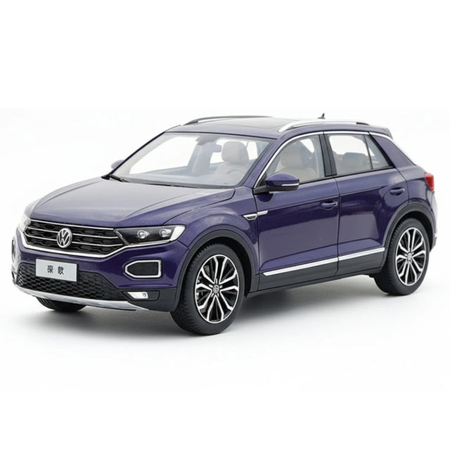 [OEM] 1:18 Volkswagen 2017 T-Roc blå modellbil Die-Cast