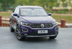 [OEM] 1:18 Volkswagen 2017 T-Roc blu modellino di auto Die-Cast