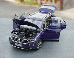 [OEM] 1:18 Volkswagen 2017 T-Roc blu modellino di auto Die-Cast