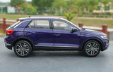 [OEM] 1:18 Volkswagen 2017 T-Roc blå modellbil Die-Cast