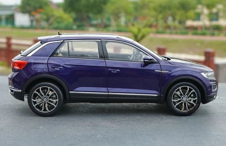 [OEM] 1:18 Volkswagen 2017 T-Roc blu modellino di auto Die-Cast