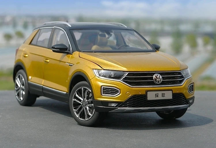 [OEM] 1:18 Volkswagen 2017 T-Roc Gold Model Car Die-Cast