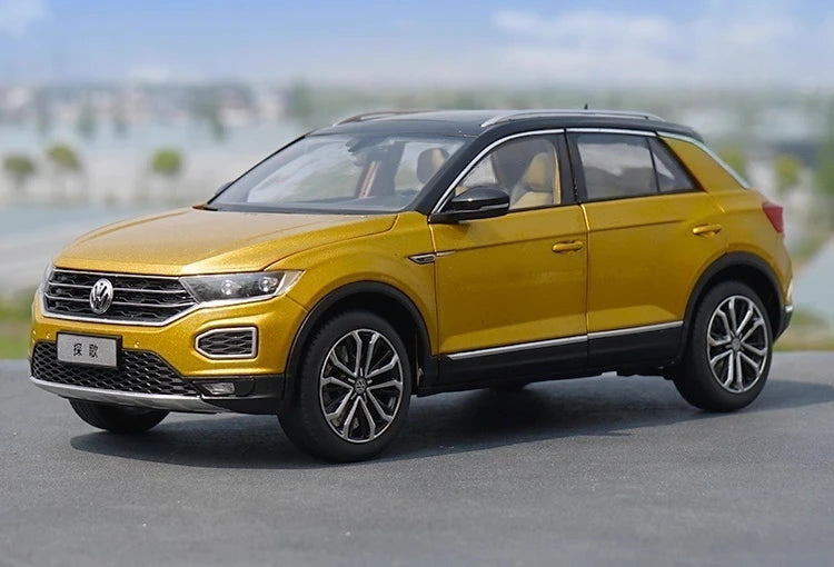 [OEM] 1:18 Volkswagen 2017 T-Roc Gold Model Car Die-Cast