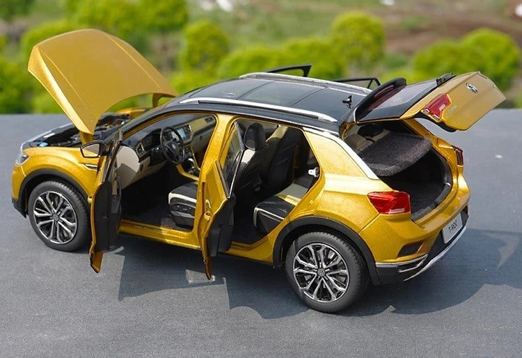 [OEM] 1:18 Volkswagen 2017 T-Roc Gold Model Car Die-Cast