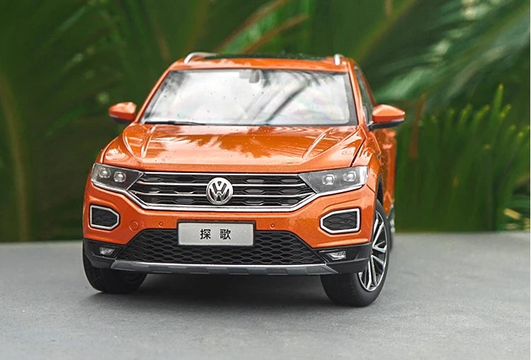[OEM] 1:18 Volkswagen 2017 T-Roc orange modellbil Die-Cast