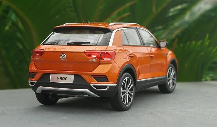 [OEM] 1:18 Volkswagen 2017 T-Roc Orange Model Car Die-Cast
