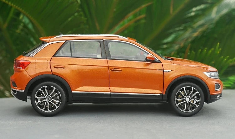 [OEM] 1:18 Volkswagen 2017 T-Roc Orange Model Car Die-Cast