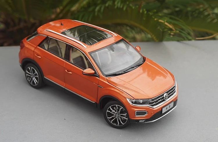 [OEM] 1:18 Volkswagen 2017 T-Roc Orange Model Car Die-Cast