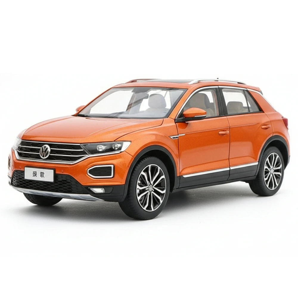 [OEM] 1:18 Volkswagen 2017 T-Roc Orange Model Car Die-Cast