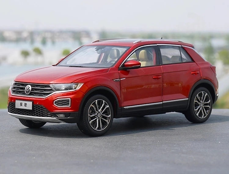[OEM] 1:18 Volkswagen 2017 T-Roc Red Model Car Die-Cast