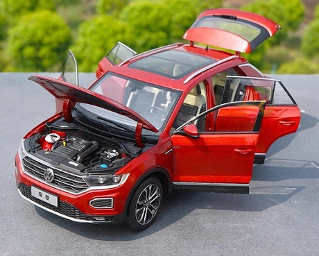 [OEM] 1:18 Volkswagen 2017 T-Roc Red Model Car Die-Cast