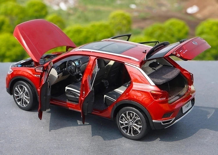 [OEM] 1:18 Volkswagen 2017 T-Roc レッド モデルカー Die-Cast