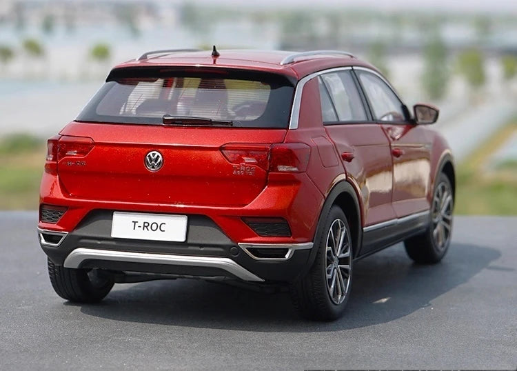 [OEM] 1:18 Volkswagen 2017 T-Roc レッド モデルカー Die-Cast