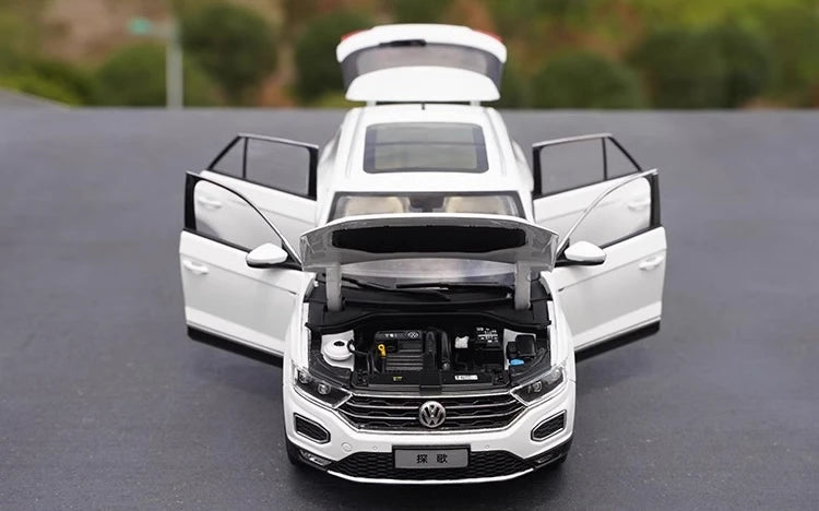 [OEM] 1:18 Volkswagen 2017 T-Roc White Model Car Die-Cast