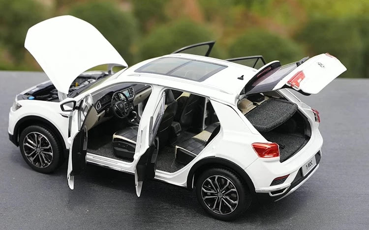 [OEM] 1:18 Volkswagen 2017 T-Roc White Model Car Die-Cast