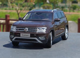 [OEM] 1:18 Volkswagen 2018 Atlas Teramont marron voiture miniature Die-Cast