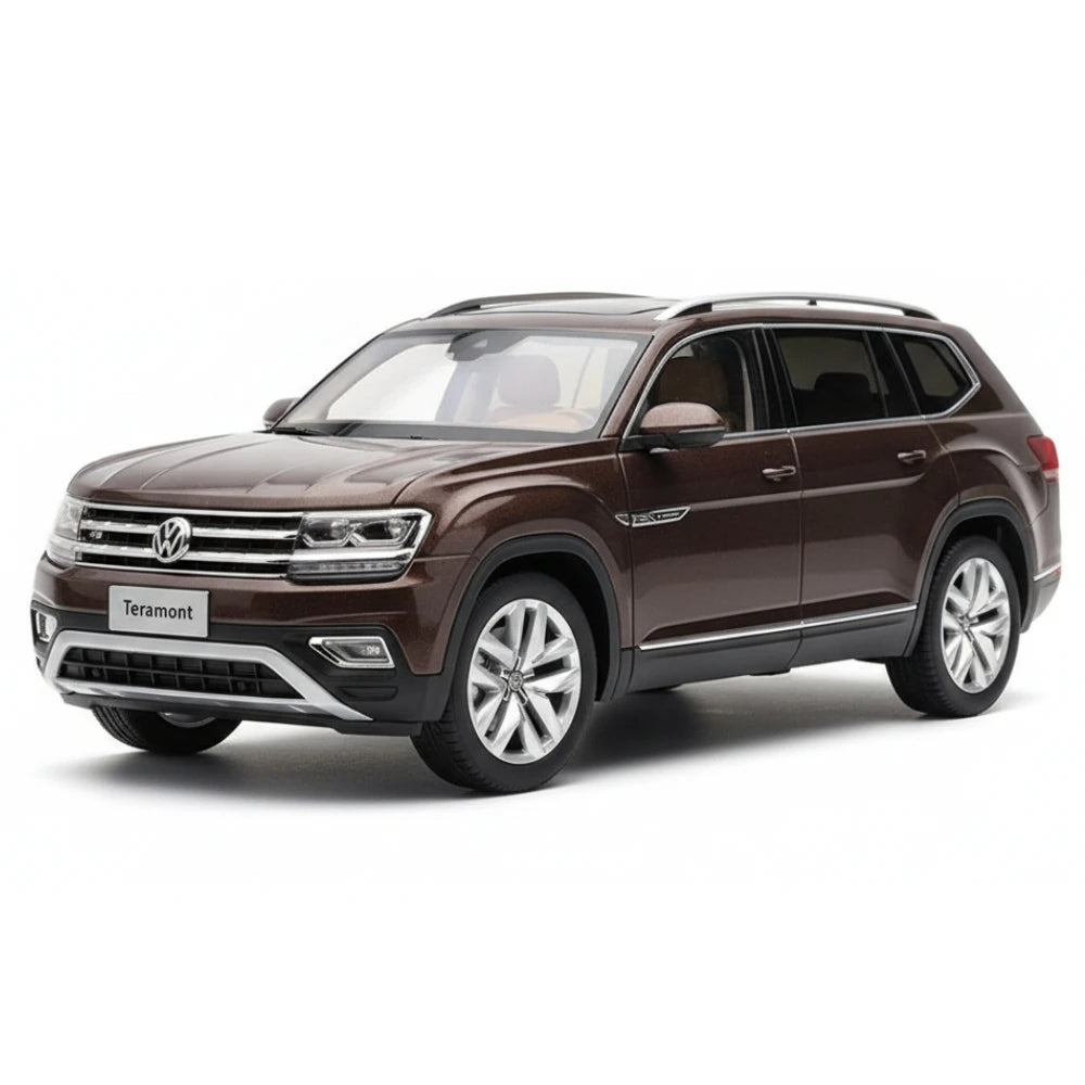 [OEM] 1:18 Volkswagen 2018 Atlas Teramont Brown Model Car Die-Cast