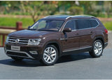 [OEM] 1:18 Volkswagen 2018 Atlas Teramont marron voiture miniature Die-Cast