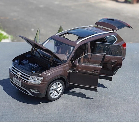 [OEM] 1:18 Volkswagen 2018 Atlas Teramont Brown Model Car Die-Cast