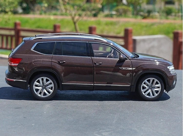 [OEM] 1:18 Volkswagen 2018 Atlas Teramont Brown Model Car Die-Cast