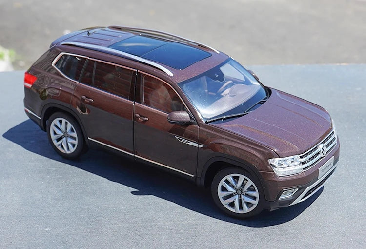 [OEM] 1:18 Volkswagen 2018 Atlas Teramont marron voiture miniature Die-Cast