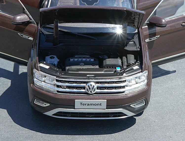 [OEM] 1:18 Volkswagen 2018 Atlas Teramont marron voiture miniature Die-Cast