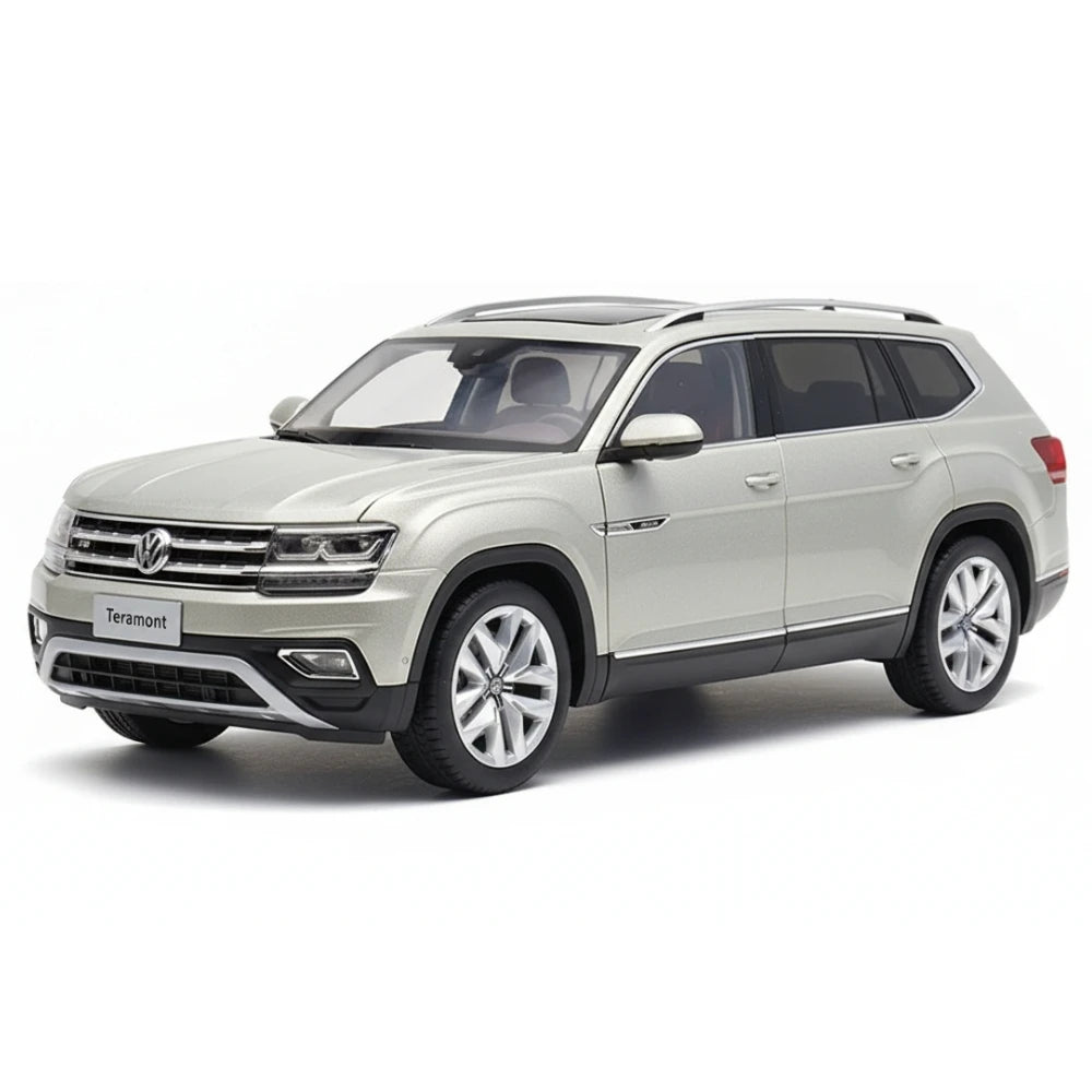 [OEM] 1:18 Volkswagen 2018 Atlas Teramont Silver Model Car Die-Cast