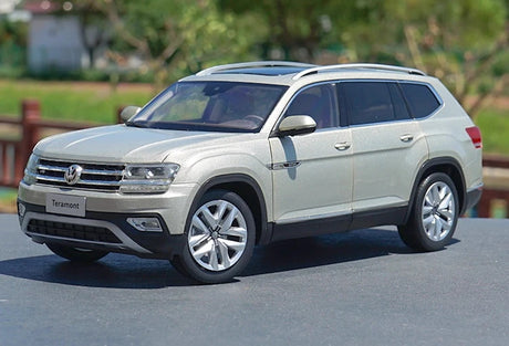 [OEM] 1:18 Volkswagen 2018 Atlas Teramont Silver Model Car Die-Cast