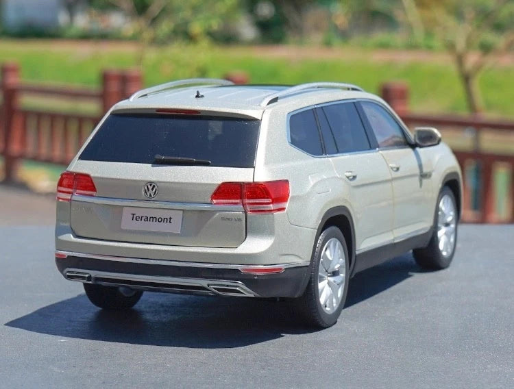 [OEM] 1:18 Volkswagen 2018 Atlas Teramont Silver Model Car Die-Cast