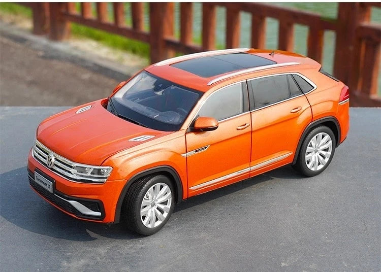 [OEM] 1:18 Volkswagen 2018 Atlas Teramont X orange voiture miniature Die-Cast