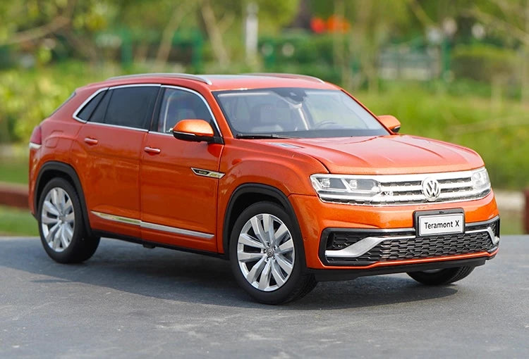 [OEM] 1:18 Volkswagen 2018 Atlas Teramont X orange voiture miniature Die-Cast
